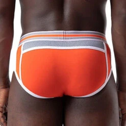 Nasty Pig - Xposed Classic Brief - Orange/Grey -Underwear Speedo 67102 B 66309.1682451239