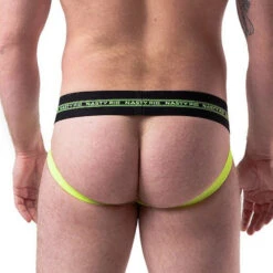 Nasty Pig - Core Jockstrap - Black/Acid Lime -Underwear Speedo 67123 B 43100.1685139624