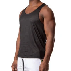Nasty Pig - Revers Reversible Tank Top - Heather Grey/Black -Underwear Speedo 67169 S 03454.1685143597