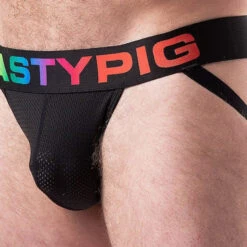 Nasty Pig - Pride Jockstrap 2.0 - Black -Underwear Speedo 67195 D 95311.1686871851