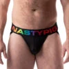 Nasty Pig - Pride Jockstrap 2.0 - Black -Underwear Speedo 67195 F 26056.1686871844