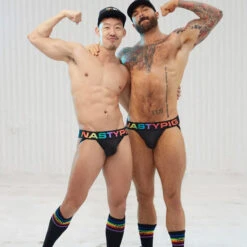 Nasty Pig - Pride Jockstrap 2.0 - Black -Underwear Speedo 67195 LS 94170.1686871852