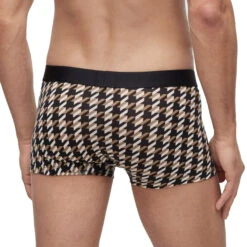 Hugo Boss - Refined Stretch Trunk - Houndstooth -Underwear Speedo 67386 B 68344.1686170738