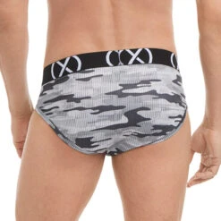2(x)ist - (X) Sport Low Rise Brief 3-Pack - Black/Lead/Camo Gray 9 2(x)ist - (X) Sport Low Rise Brief 3-Pack - Black/Lead/Camo Gray -Underwear Speedo 67417 B 46256.1675200192