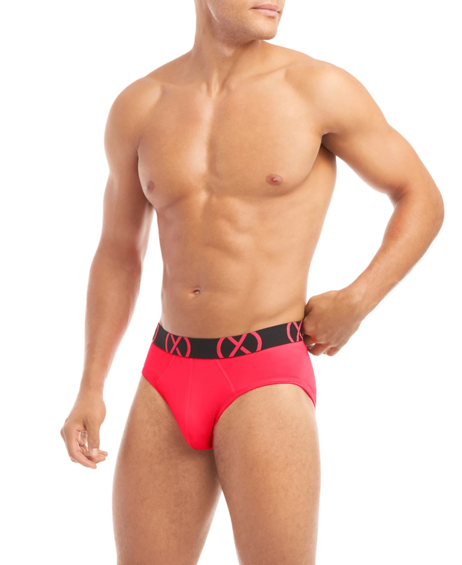 2(x)ist - (X) Sport Low Rise Brief 3-Pack - Blue/Green/Pink 5 2(x)ist - (X) Sport Low Rise Brief 3-Pack - Blue/Green/Pink - Image 3