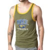 Bike - Logo Ringer Tank Top - 1874 Olive
