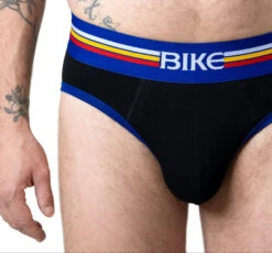 Bike - Solid Cotton Brief - Black -Underwear Speedo 68074 D2 95089.1675206129