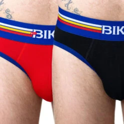 Bike - Solid Cotton Brief - Red -Underwear Speedo 68078 D 43990.1675206380
