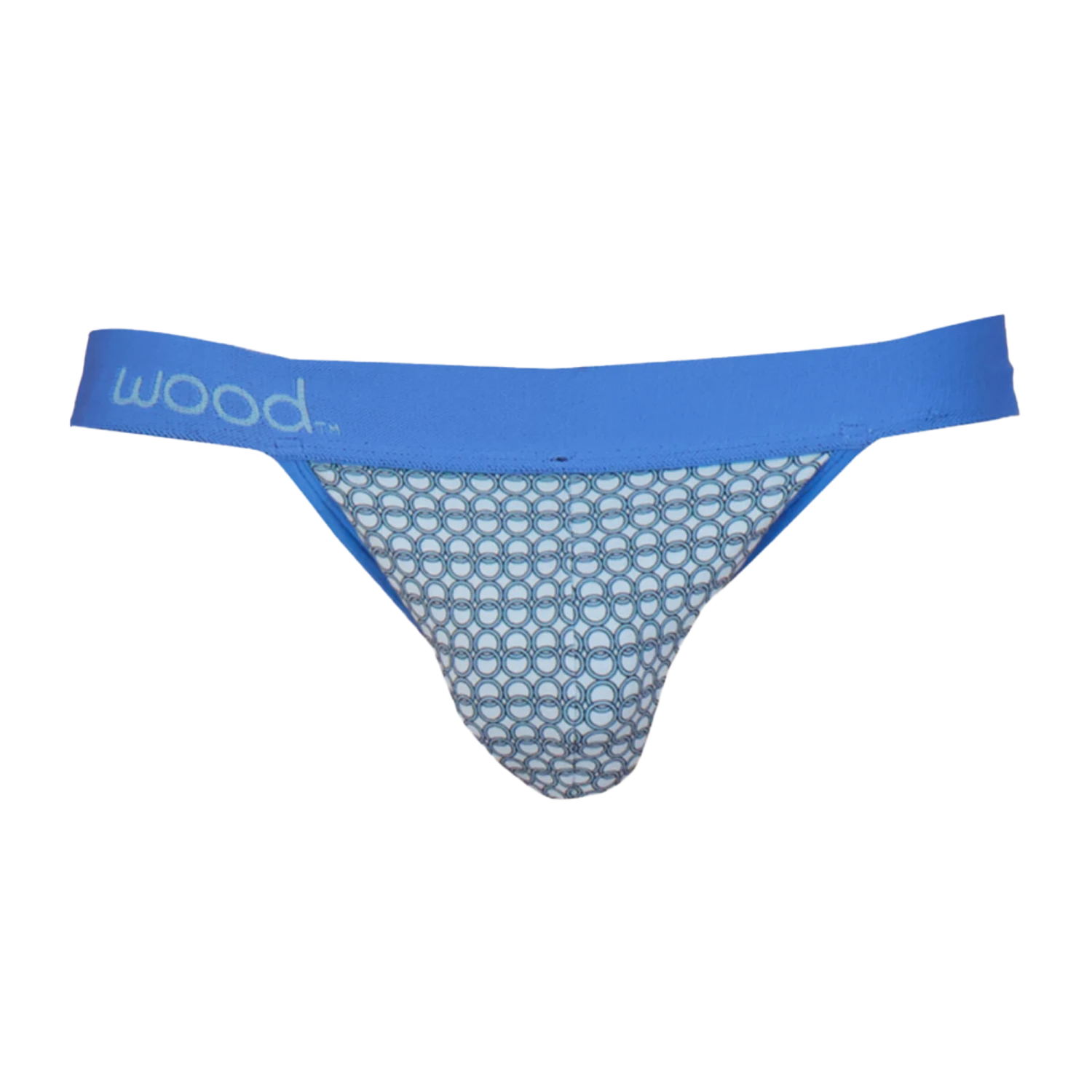 Wood - Jockstrap - Steel Blue Rings 3 Wood - Jockstrap - Steel Blue Rings