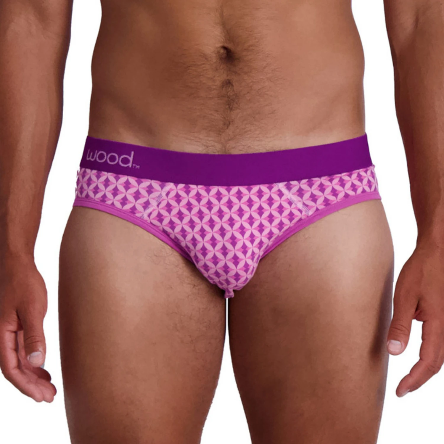 Wood - Hip Brief - Purple Interlock 4 Wood - Hip Brief - Purple Interlock - Image 2