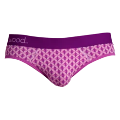 Wood - Hip Brief - Purple Interlock