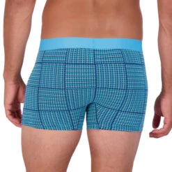 Wood - Boxer Brief W/ Fly - Blue Hound Weave -Underwear Speedo 68450 B 97632.1683078540