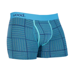 Wood - Boxer Brief W/ Fly - Blue Hound Weave