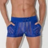 Code 22 - Mesh Pinstripe Shorts - Blue 2 Code 22 - Mesh Pinstripe Shorts - Blue -Underwear Speedo 68550 F 04162.1684196307