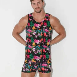 Code 22 - Vivid Print Tank Top - Flamingos -Underwear Speedo 68575 D 51295.1684206888