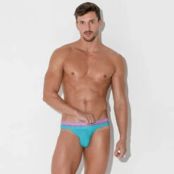 CODE 22 - Bright Mesh Jockstrap - Turquoise -Underwear Speedo 68589 LS 82419.1683673431