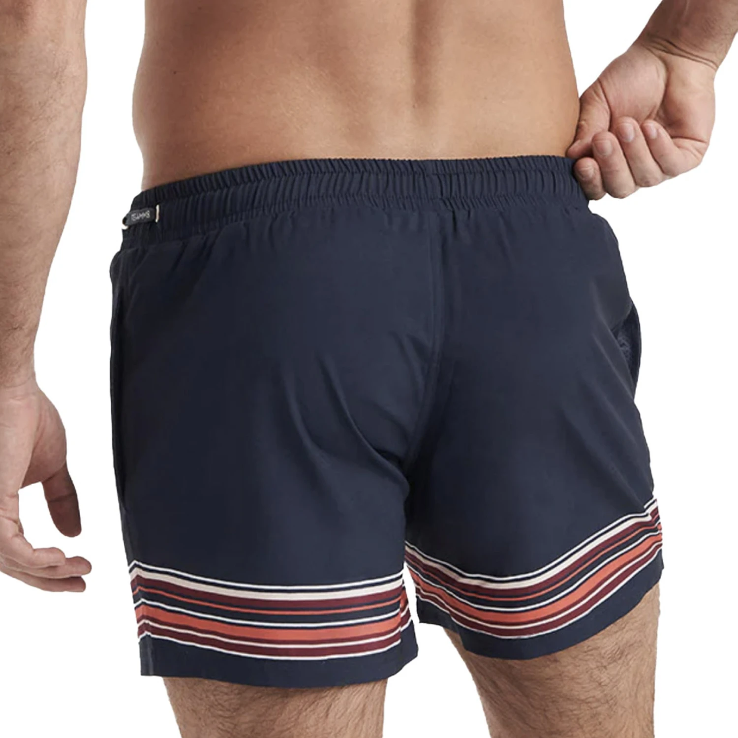 Teamm8 - Grid Swim Short - Midnight Stripe 6 Teamm8 - Grid Swim Short - Midnight Stripe - Image 4