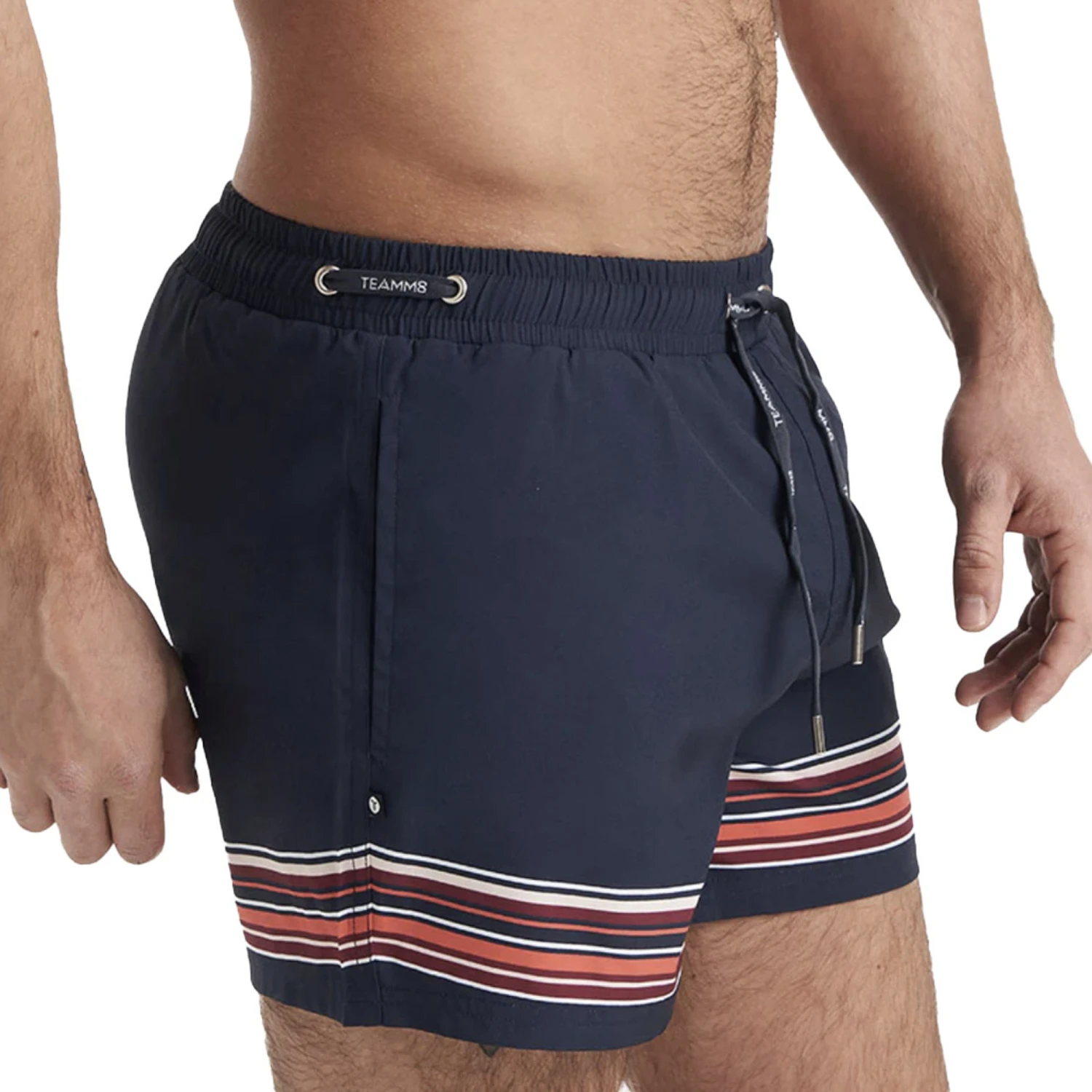 Teamm8 - Grid Swim Short - Midnight Stripe 4 Teamm8 - Grid Swim Short - Midnight Stripe - Image 2