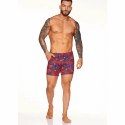 GIGO - Swim Short - Macaws Red -Underwear Speedo 68817 LS 75113.1683690045