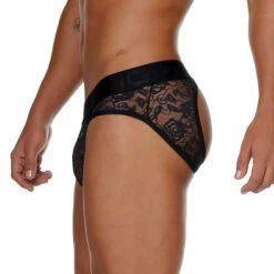 GIGO - Male Lace JockBrief - Black 7 GIGO - Male Lace JockBrief - Black -Underwear Speedo 68841 S 67225.1683754757