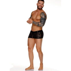 GIGO - Male Lace HotShort - Black 9 GIGO - Male Lace HotShort - Black -Underwear Speedo 68857 LS 73838.1683755783