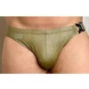 Chris Turk - Glitter Clasp Swim Brief - Olive Glitter -Underwear Speedo 68894 F 68739.1684979678