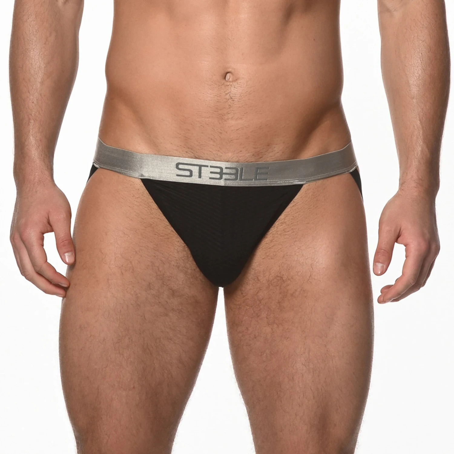 St33le - Diamond Mesh Jockstrap - Black 3 St33le - Diamond Mesh Jockstrap - Black