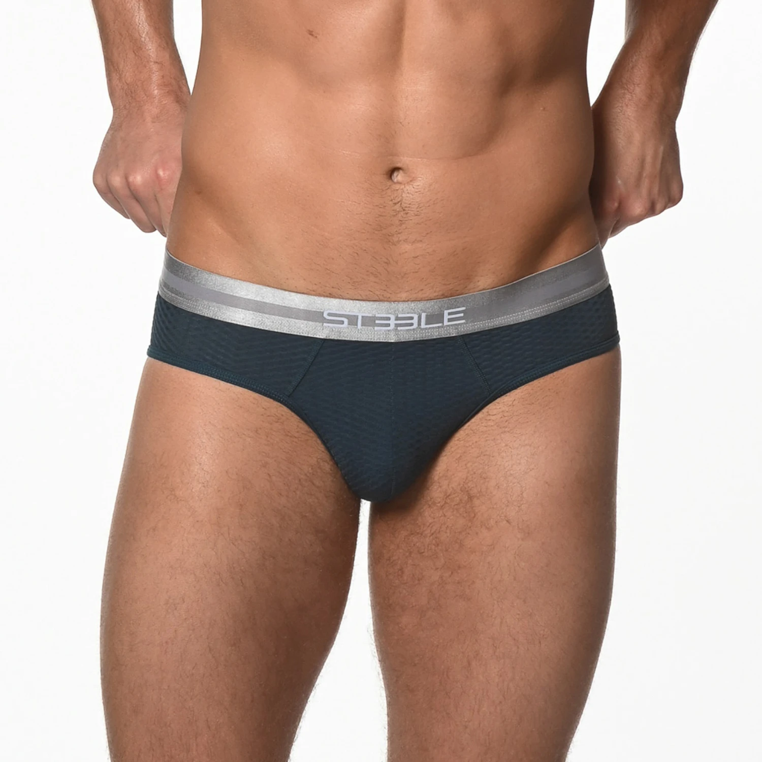 St33le - Diamond Mesh Briefs - Petrol 3 St33le - Diamond Mesh Briefs - Petrol