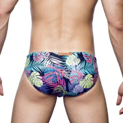 2eros - V10 Print Swim Brief - Monstera Black -Underwear Speedo 69327 B 78531.1679004788