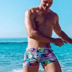 2eros - V60 Bondi Swim Trunks - Monstera Black -Underwear Speedo 69327 LS2 32140.1679014298