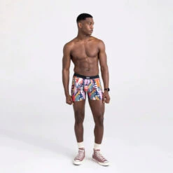 SAXX - DropTemp Cooling Boxer Brief - Surf Safari -Underwear Speedo 69688 LS 34013.1680555974