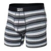 SAXX - VIBE Super Soft Boxer Brief - Freehand Stripe Grey -Underwear Speedo 69710 F 63044.1680564941