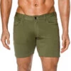 St33le - 5" Stretch Knit Shorts - Kale -Underwear Speedo 70083 F 89199.1684369175