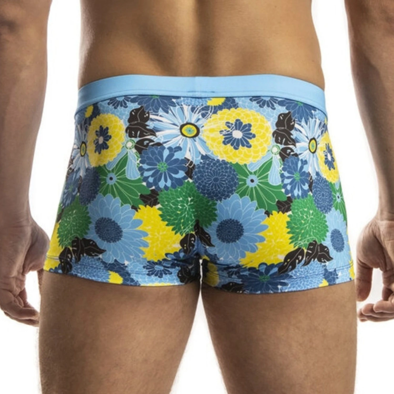 Jack Adams - Bali Swim Trunk - Summer Flower/Blue 4 Jack Adams - Bali Swim Trunk - Summer Flower/Blue - Image 2