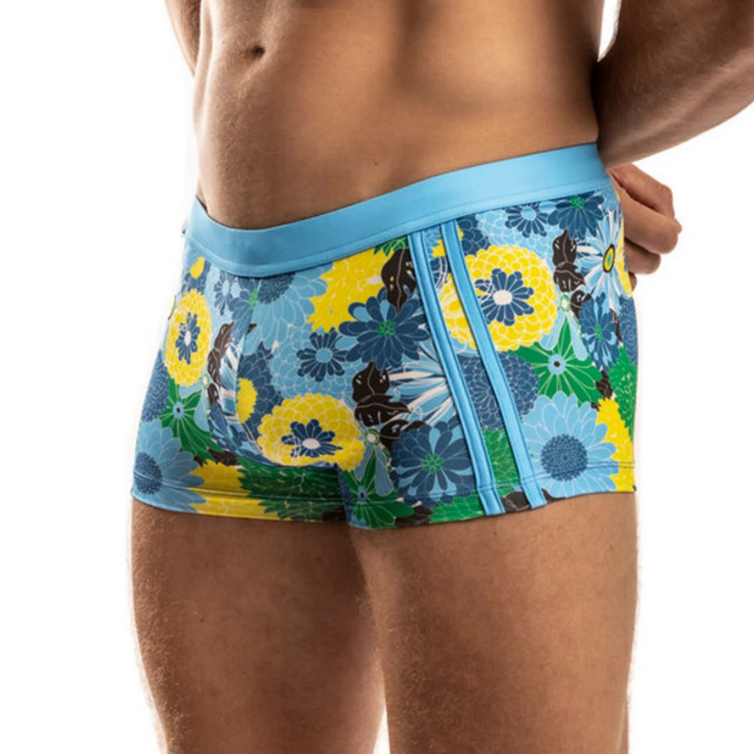 Jack Adams - Bali Swim Trunk - Summer Flower/Blue 3 Jack Adams - Bali Swim Trunk - Summer Flower/Blue