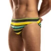 Jack Adams - Multi-Stripe Swim Brief - Yellow/Black 2 Jack Adams - Multi-Stripe Swim Brief - Yellow/Black -Underwear Speedo 70234 F 46669.1685572960