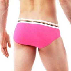 Park & Ronen - Pride Low Rise Mesh Brief - Heather Pink -Underwear Speedo 70332 B 35446.1684969106
