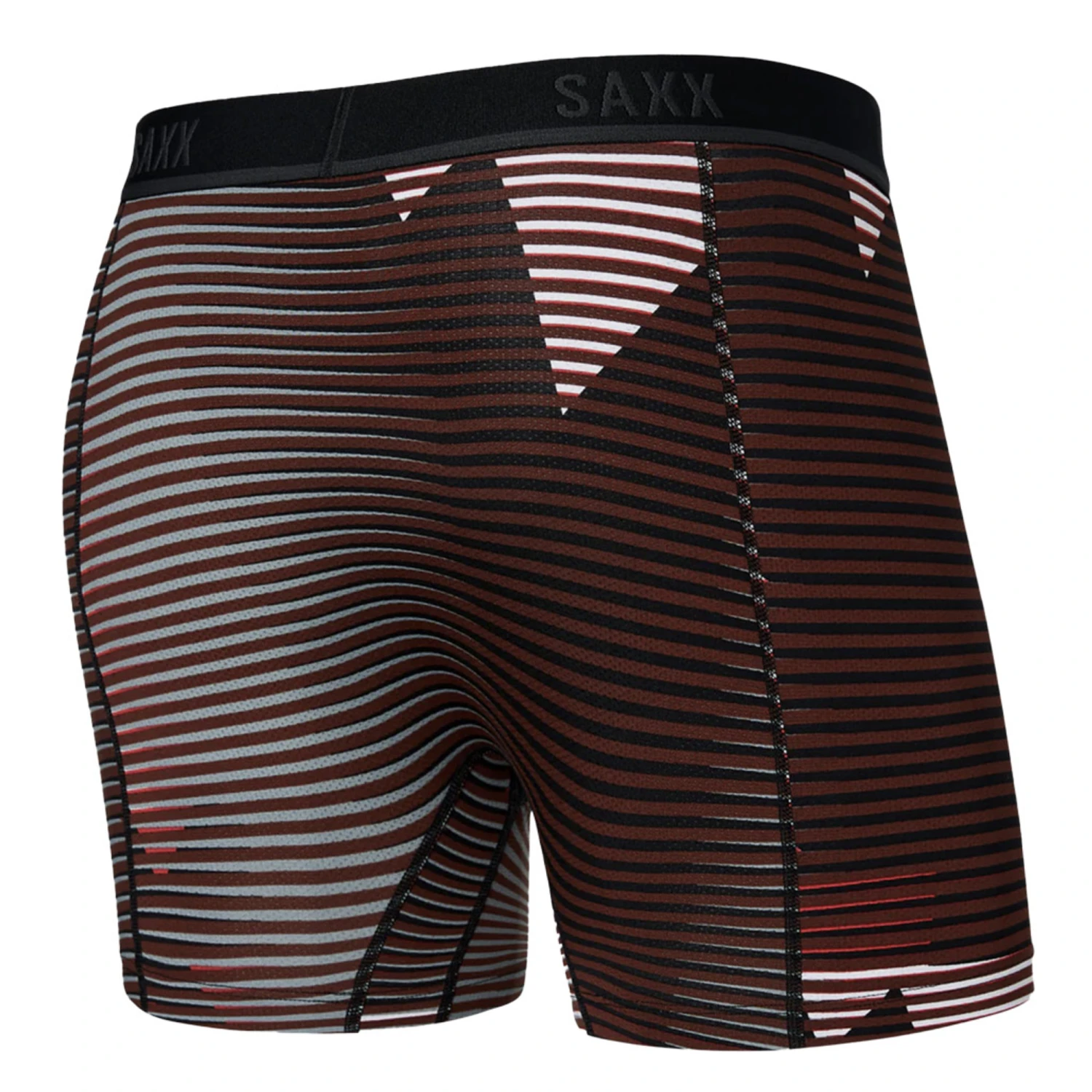 SAXX - Kinetic Light Compression Mesh - Optic Mountain/Dark Brick 4 SAXX - Kinetic Light Compression Mesh - Optic Mountain/Dark Brick - Image 2
