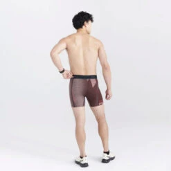 SAXX - Kinetic Light Compression Mesh - Optic Mountain/Dark Brick 13 SAXX - Kinetic Light Compression Mesh - Optic Mountain/Dark Brick -Underwear Speedo 71320 LS2 23314.1692658918