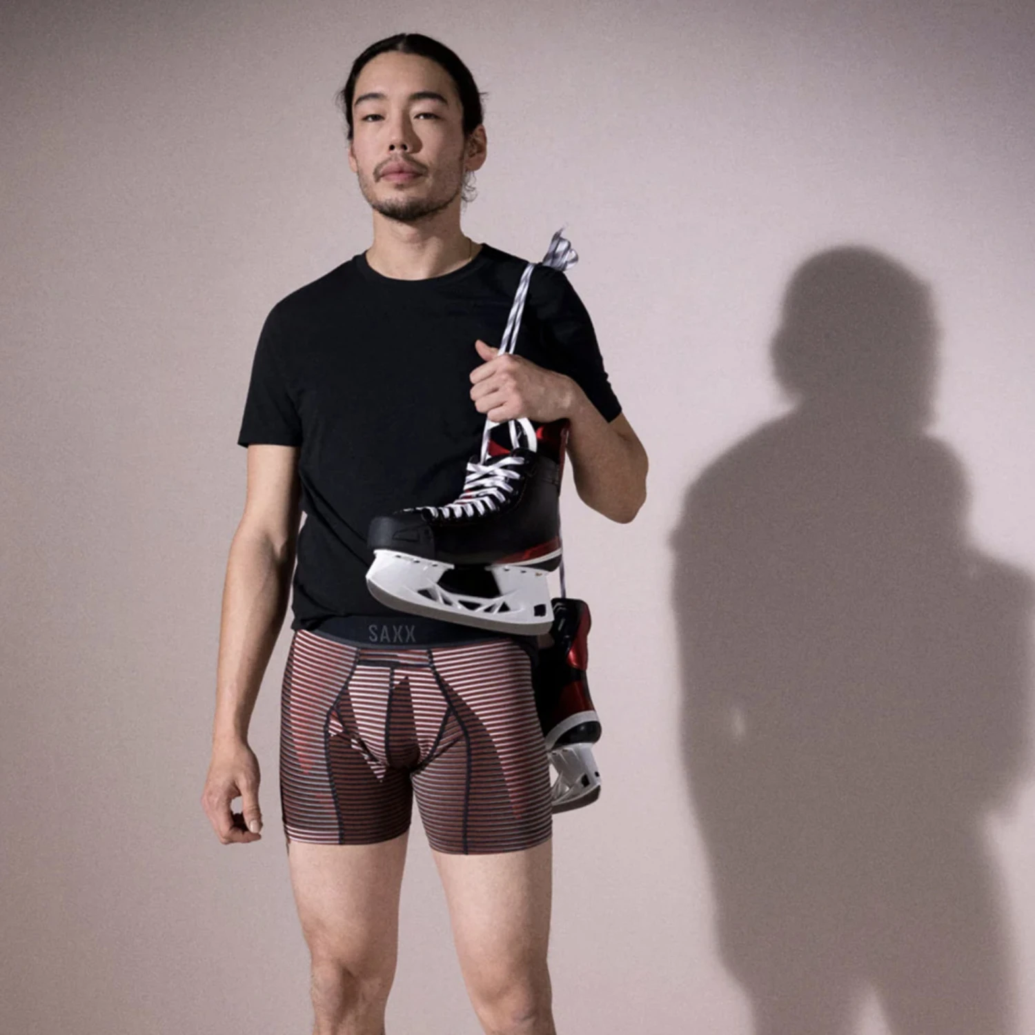 SAXX - Kinetic Light Compression Mesh - Optic Mountain/Dark Brick 5 SAXX - Kinetic Light Compression Mesh - Optic Mountain/Dark Brick - Image 3