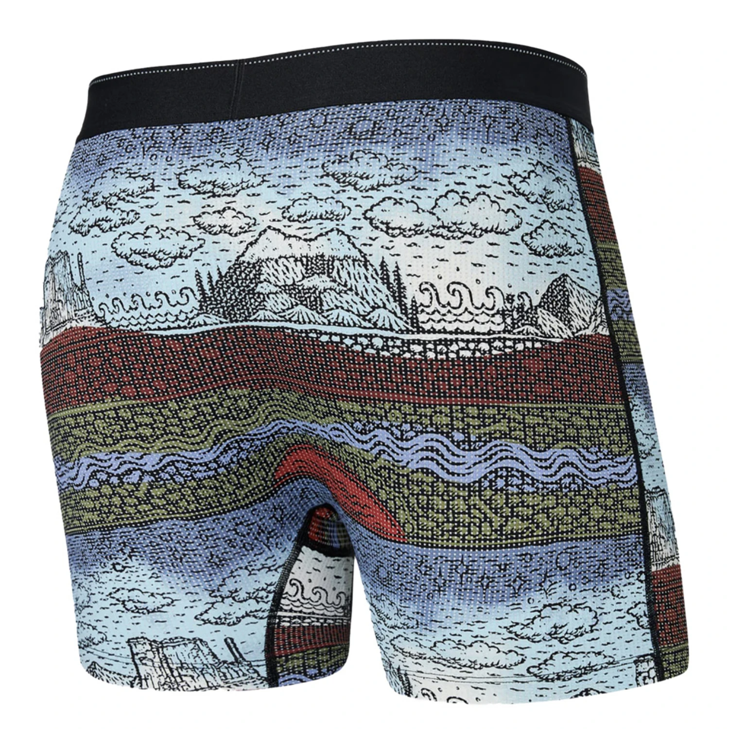 SAXX - Quest Quick Dry Mesh Boxer Brief - Elements 4 SAXX - Quest Quick Dry Mesh Boxer Brief - Elements - Image 2