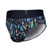 SAXX - DropTemp Cooling Cotton Brief - Floral Blue 1 SAXX - DropTemp Cooling Cotton Brief - Floral Blue -Underwear Speedo 71359 F 34337.1692649070