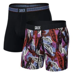 SAXX - VIBE 2-Pack Super Soft Boxer Brief - Tropic Jungle/Asher Waistband