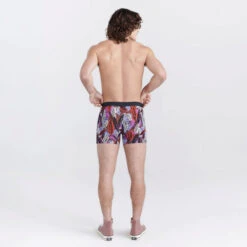 SAXX - VIBE 2-Pack Super Soft Boxer Brief - Tropic Jungle/Asher Waistband -Underwear Speedo 71372 LS2 67531.1692655284