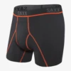 SAXX Kinetic HD Black Vermillion Boxer Briefs -Underwear Speedo 8244 17259.1652561641