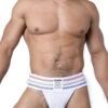CellBlock 13 Tight End Jockstrap - Pride White -Underwear Speedo Cellblock13 Tight End Pride White 63760 underU4men 08136.1651535764