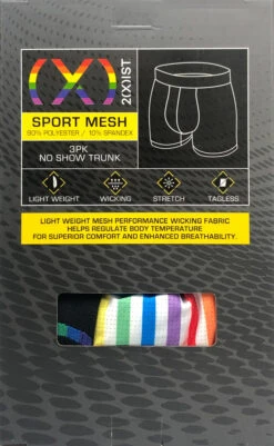 2(x)ist - (x) Pride Mesh Trunk 3-Pack - Rainbow Band -Underwear Speedo IMG 9697 72 15534.1654727716