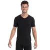 Wood Classic Modal V-Neck - Black 2 Wood Classic Modal V-Neck - Black -Underwear Speedo wood modal hermosa v neck t shirts black 18224.1659982503